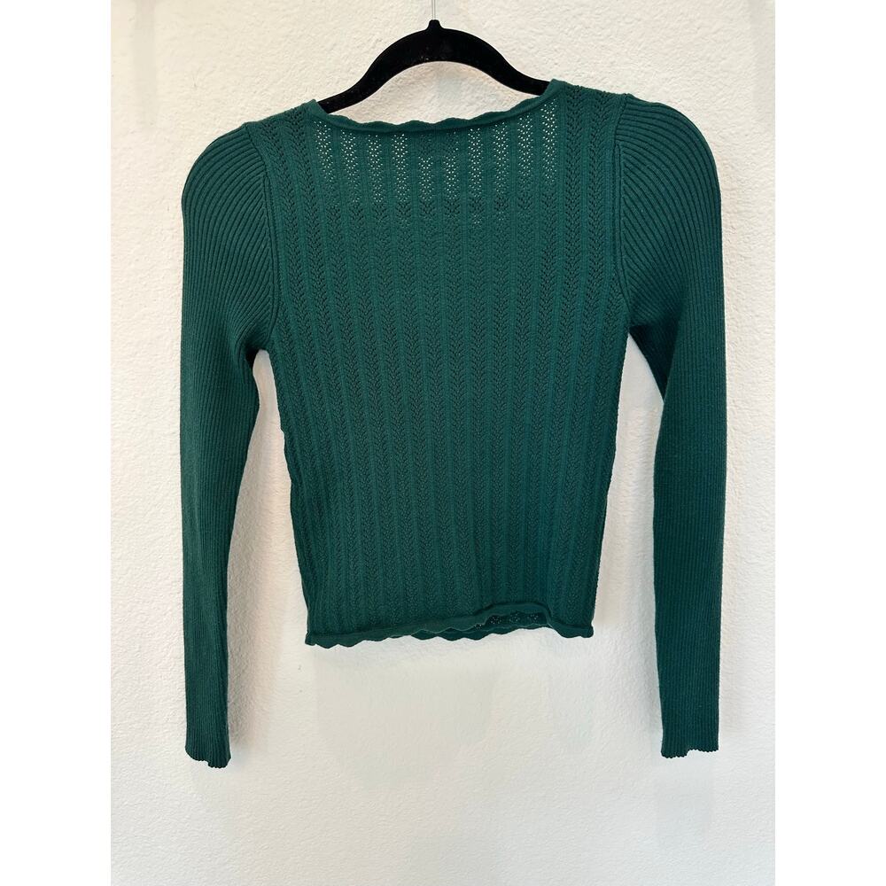 Aritzia Wilfred Soloist Sweater in Scarab - Size M - Picture 4 of 8